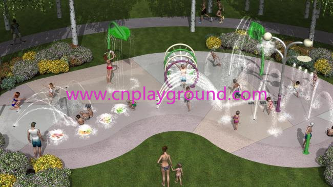 Outdoor Spray Park Kids Water Park Play Equipment HD-Cusma1605-Wp003