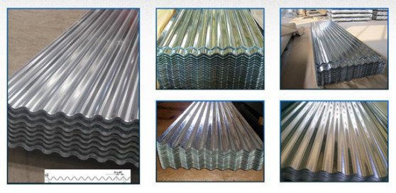 Electro Galvanized Corrugated Steel Roofing Sheet for Warehouse