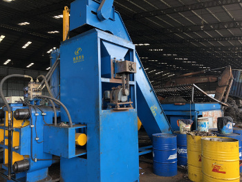Y83W-1000 Horizontal Automatic Steel Chips Briquetting Machine Line
