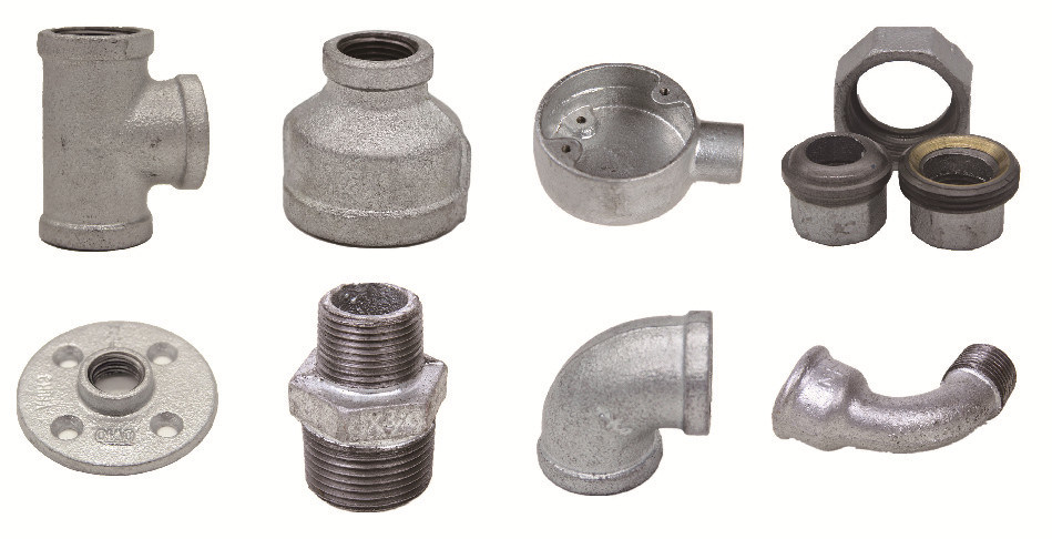 Pipe Fitting Malleable Iron 1/2