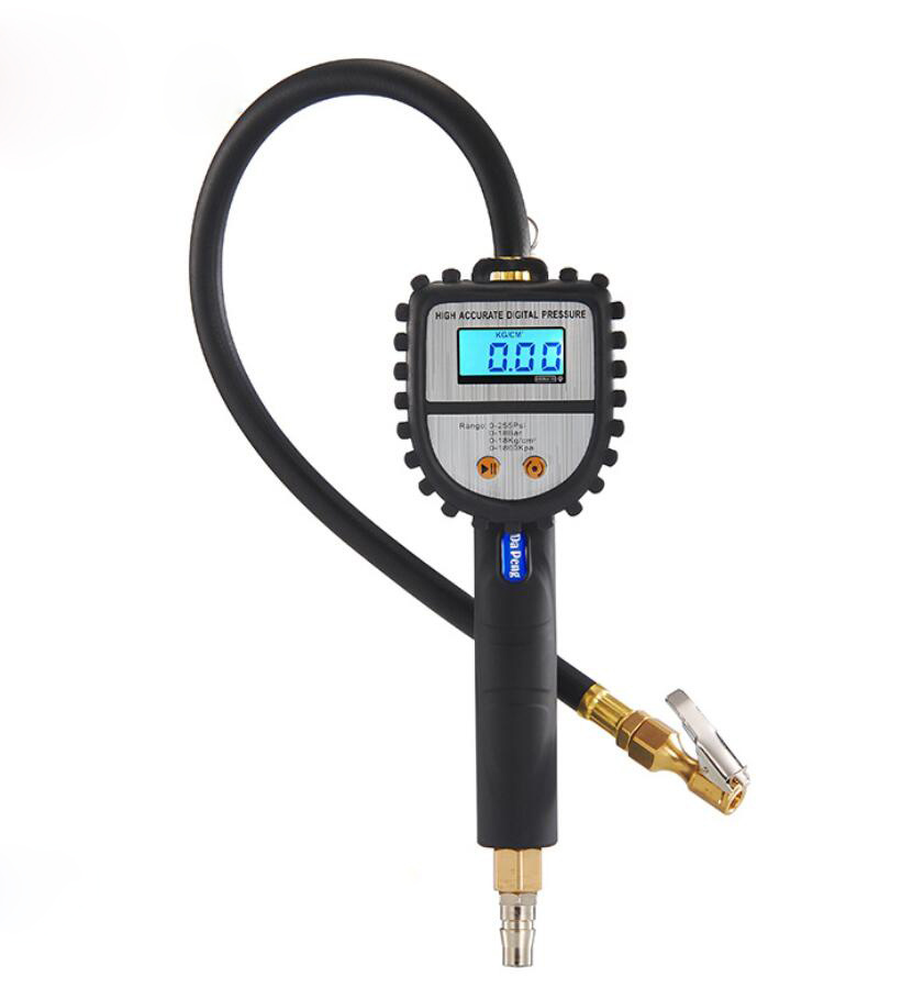 4 in 1 Car Tyre Air Inflator Digital Tire Pressure Gauge