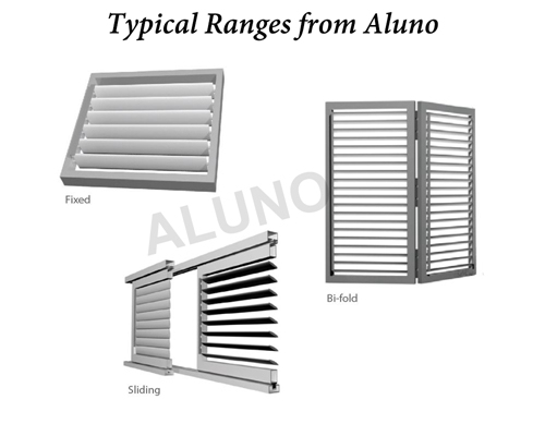 Aluminium Hinged Shutter Louvre Plantation Shutters