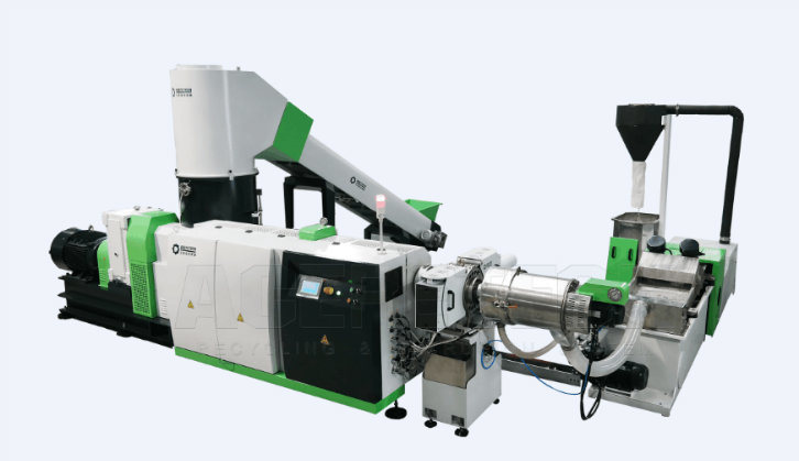 Single Screw Extruder and Recycling Pelletizing System for Pet