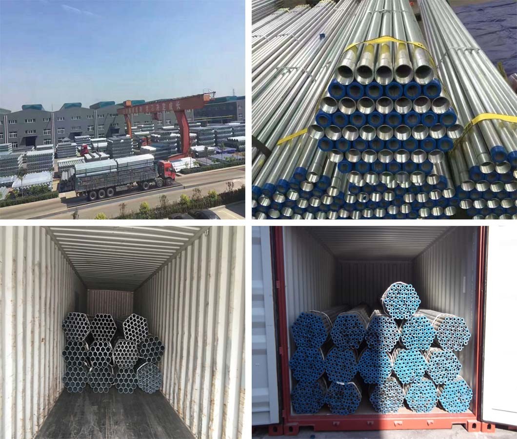 ASTM A53/BS1387 Threaded and Coupled Hot Dipped Galvanized Steel Pipe