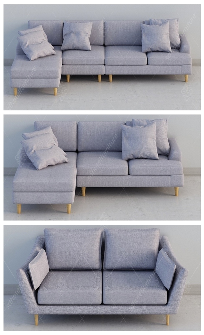Modern Living Room Sectional Sofa Set Furniture for Hotel