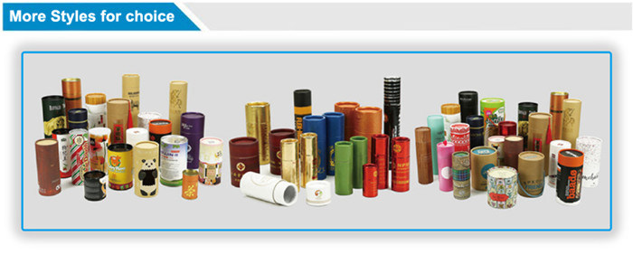 Custom Round Cardboard Tube with Plastic Shaker Lid