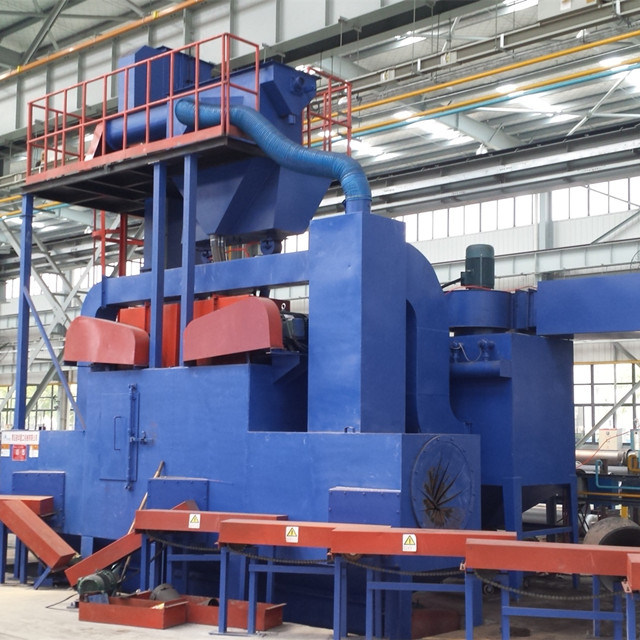 Special Shot Blasting Machine for Steel Pipe Outer Wall Cleaning