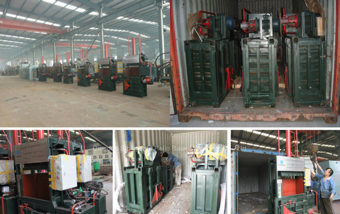 Hellobaler Waste Materials Vertical Baler From China Vm-2