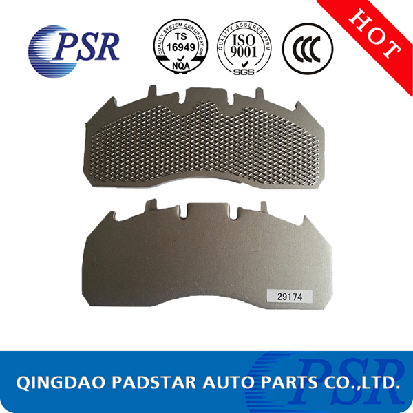 Wva29174 Made in China High Quality Truck Brake Pad Weld-Mesh Backing Plate for Mercedes-Benz