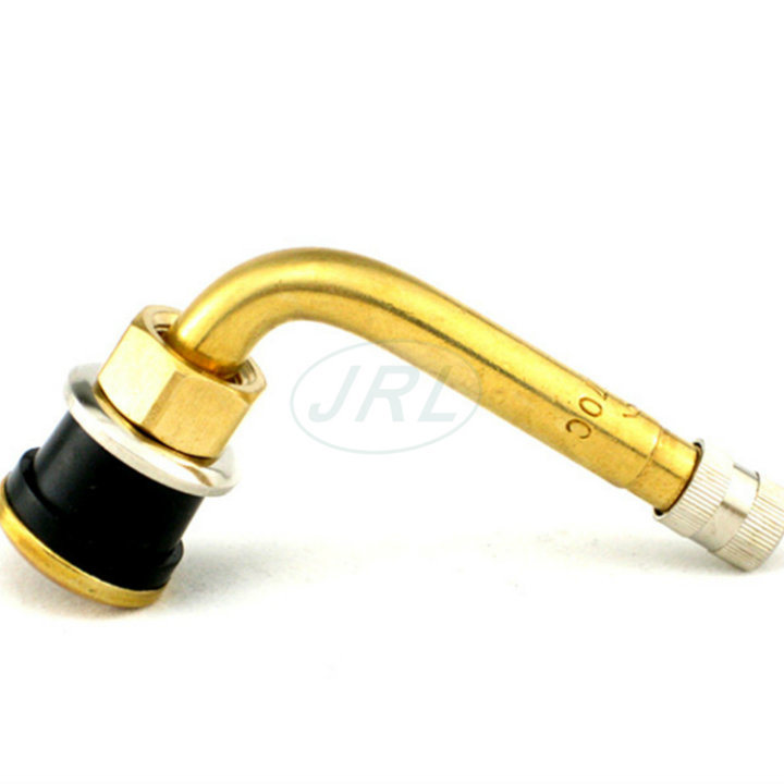 90 Degree Tubeless Brass Truck Tire Valve Stems Tr570c