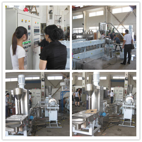 Double Screw Design PVC Granule Making Machine