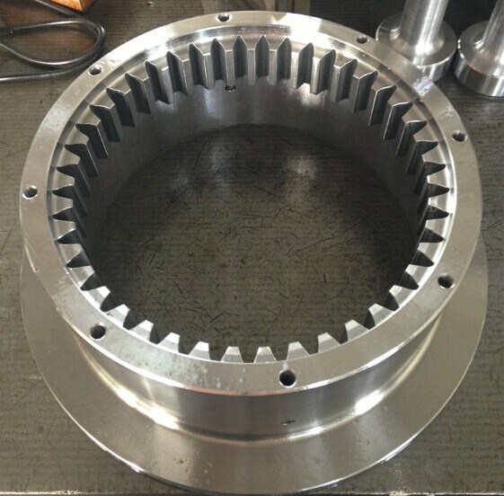 Forged SAE1045 F55 Spur Drive Shaft Gear