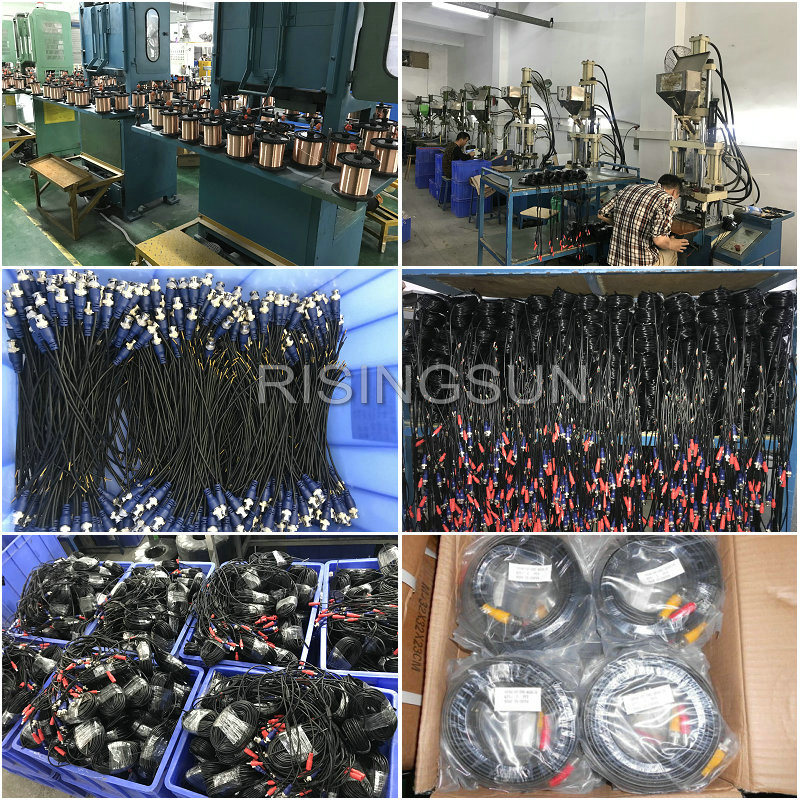 Pre-Made Siamese Power Video Audio CCTV Camera Vpa Cable