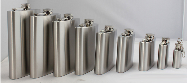 Stainless Steel Whisky Liquor Hip Flask (R-HF020)