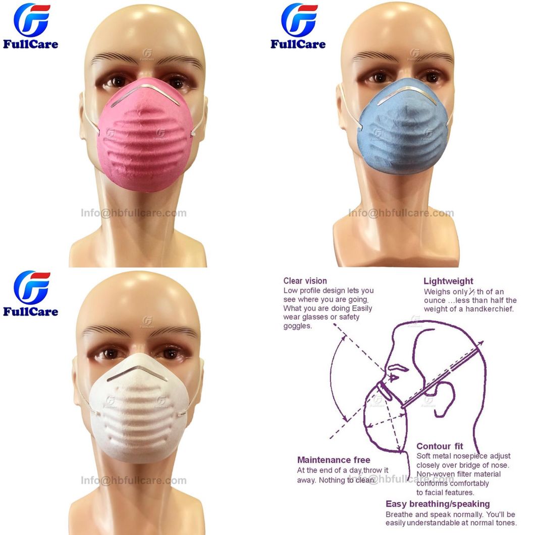 Disposable PP Single Layer Nose Dust Mask Nuisance Dust Mask Particulate Respirator Safety Cover