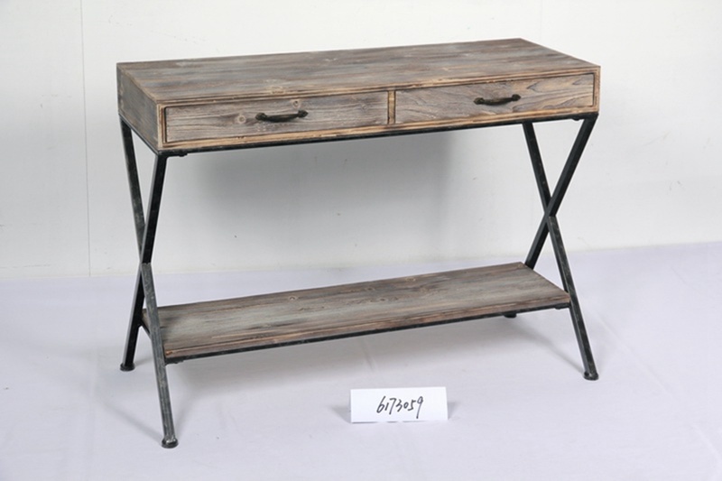 2 Drawers Console Table with Storage for Entryway