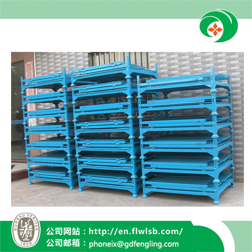 Foldable Steel Roll Container for Warehouse with Ce