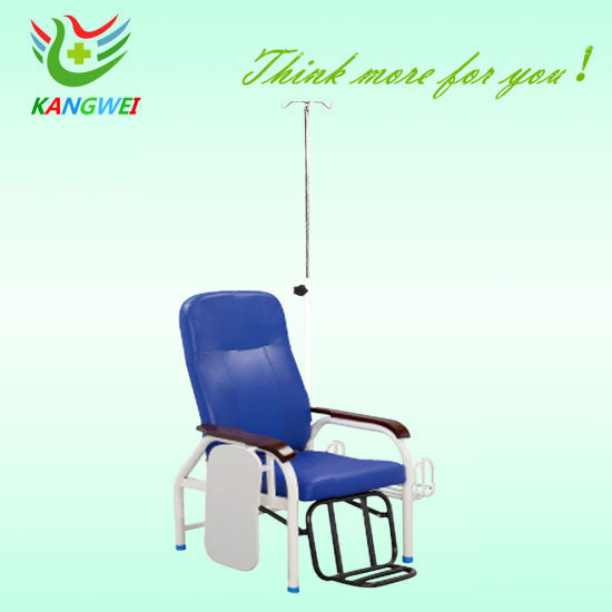 Cheap Hospital Furniture Backrest Recliner Adjustable Infusion Blood Chair with ISO Approved