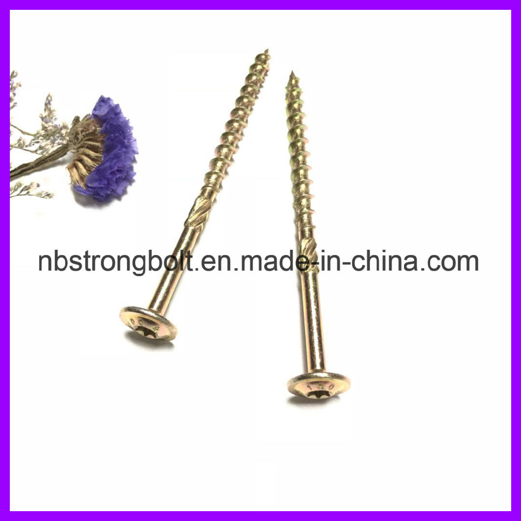 Construction Screw for Wood with Torx Wafer Head