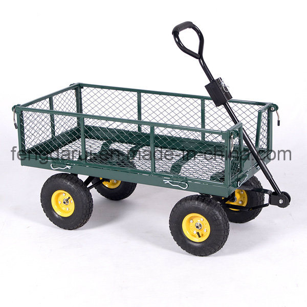 Hot Sale Hand Push 4 Wheel Garden Wagon Tool Cart (TC4211)