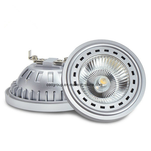 AC/DC12V AC85-265V 7W G53 GU10 COB AR111 GU10 LED with Aluminium Housing