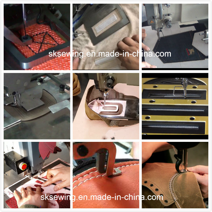 Automatic Industrial CNC Garment Ppocket Cuff Lockstitch Template Sewing Machine