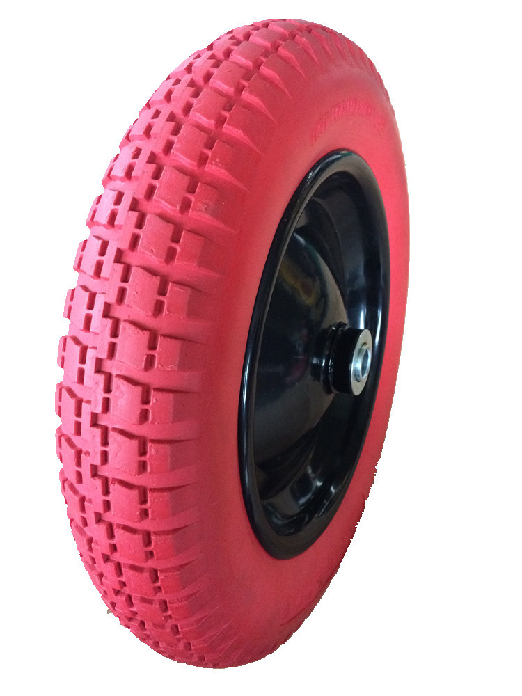 3.00-8 PU Foam Wheels with Metal Rim Made in China