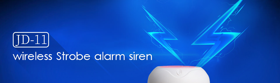 Hot Selling 433MHz Wireless Indoor Strobe Siren and Alarm External Sounder