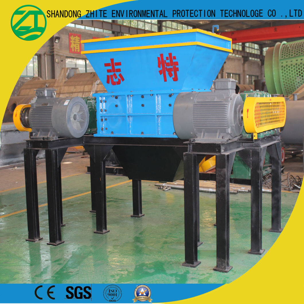 Used Tire Shredder/Municipal Solid Waste/Plastic/Metal/Wood/Radial Rubber Tire Crusher