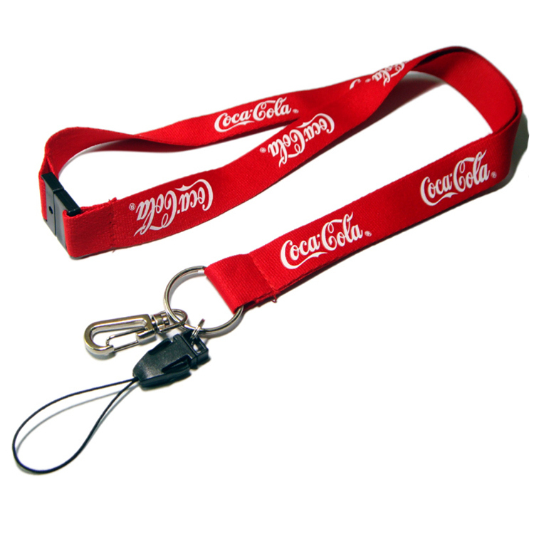 Durable Printing Logo Polyester Neck Lanyard Ribbon for Show