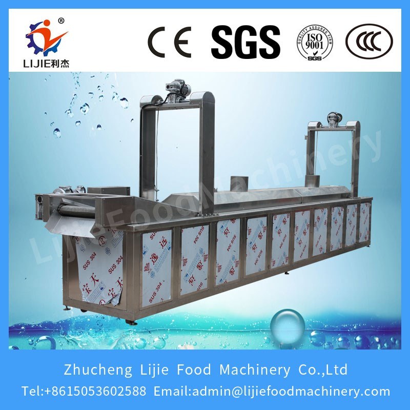 Automatic Continuous Snacks Food Frying Machine