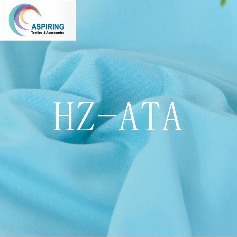 100%Polyester 80GSM 240cm Plain Dyed Microfiber Fabric