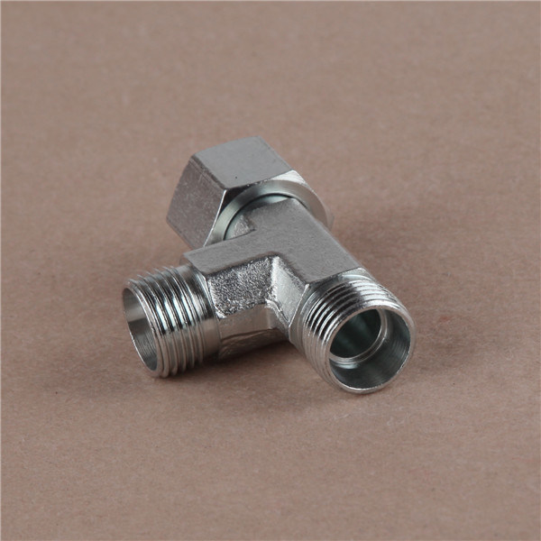 Swivel Carbon Steel Branch Tees Adapter Hose Fitting