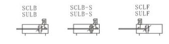 Sclf Front Cover Lock Airtac Standard Pneumatic Cylinder