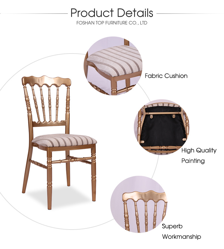 Hotel Golden Napoleon Wedding Banquet Chair