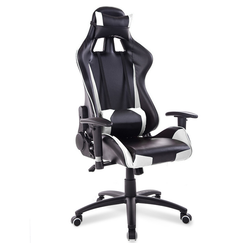 Comfortable Computer Office Metal Gaming Chair with Adjustable Armrest