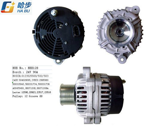 AC Alternator for Ievco OE No. 0123525502, 0123525500 Iveco 2995980 Lester 12590