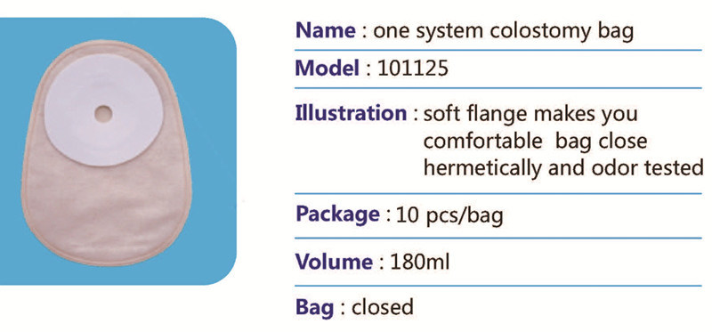 Medical Disposable One System Drainable Colostomy Bag (Closed)