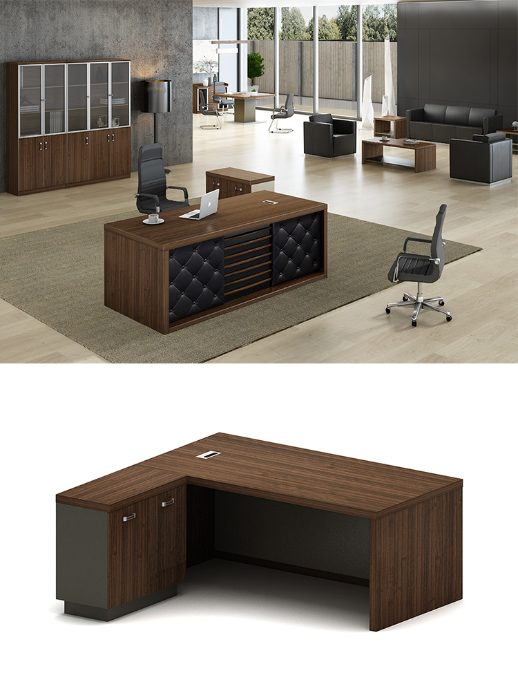 Modern Design Luxury Office Table Executive Desk Wooden Furniture