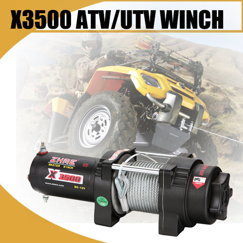 UTV 12 Volt 3500lbs Electric Capstan Winches