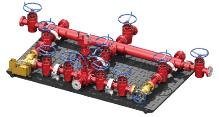 API 16c Choke Manifold for Oil Filed