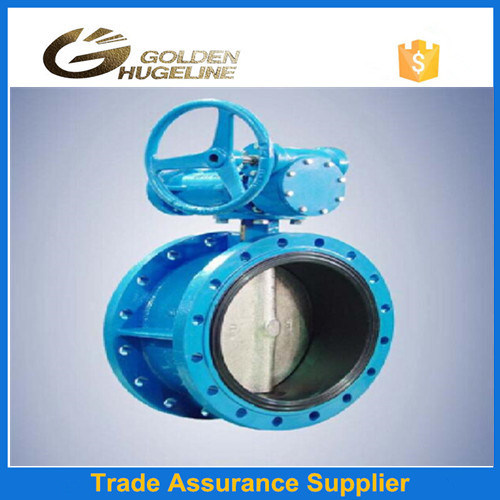 Cast Iron Flange Type Butterfly Valve with Bare Stem