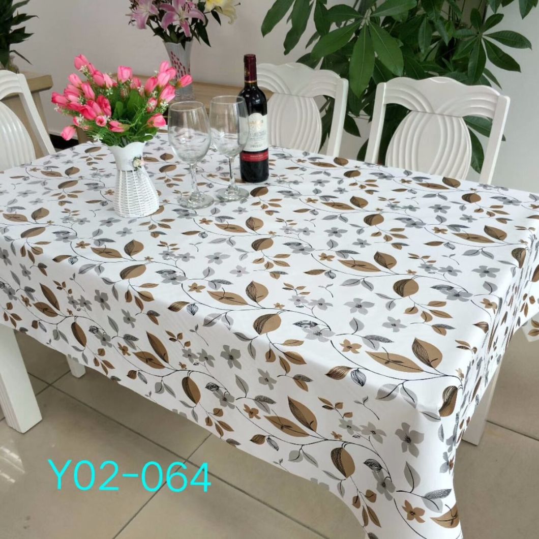 PVC Wipe Clean Dining Oil Proof Table Cloth