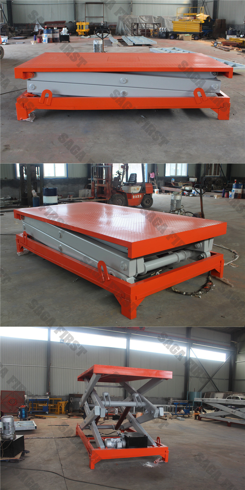 1ton 2.5ton 3ton 4ton Hydraulic Stationary Scissor Lift Table Heavy Duty Lifting Equipment