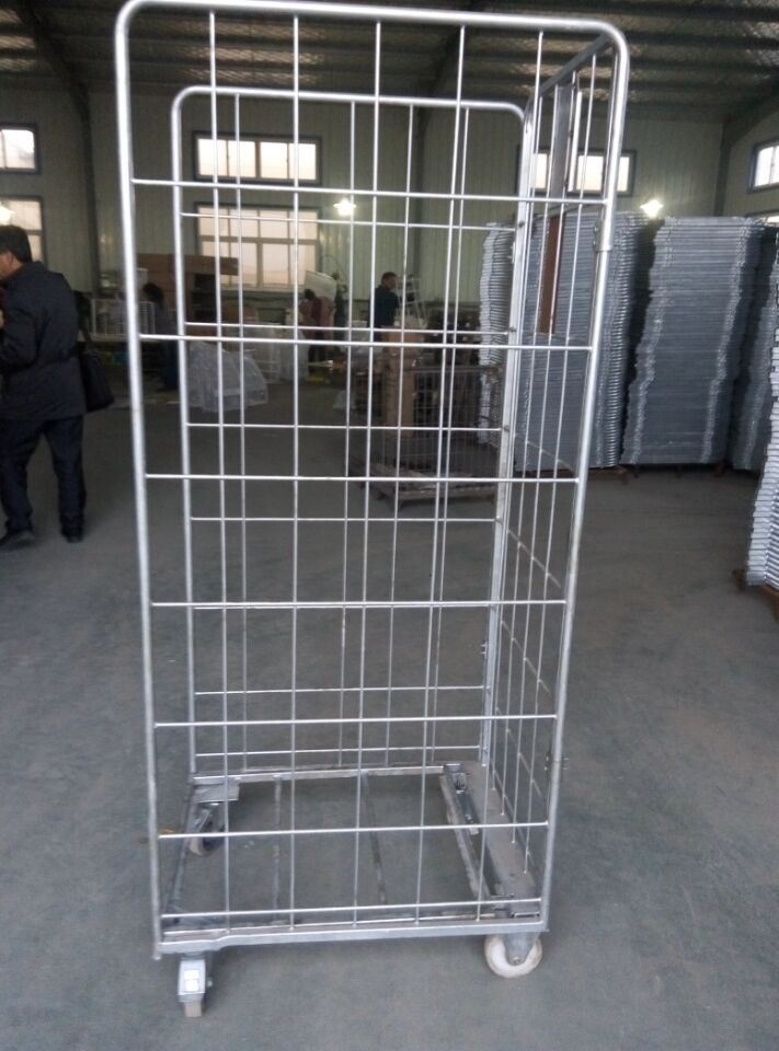 Wire Mesh Roll Container / Trolley