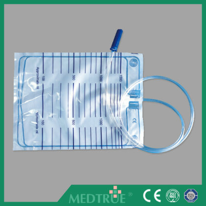 Medical Disposable 1500ml W/O Outlet Valve Urine Bag (MT58043101)