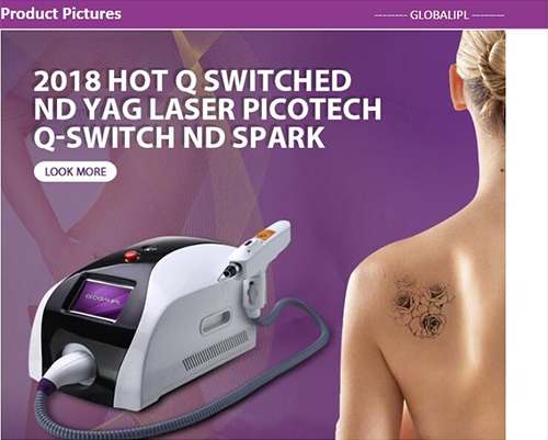 Q Switch ND YAG Tattoo Removal Machine