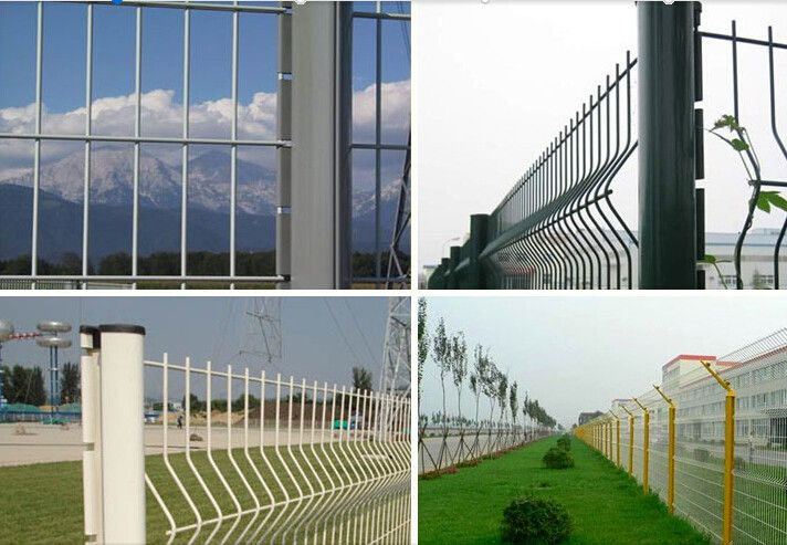 PVC Coated Galvanized Metal Welded Wire Mesh Fencing