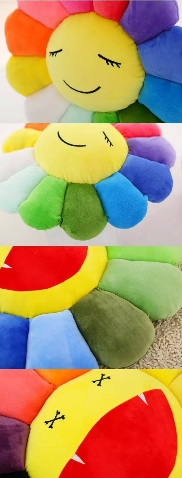 Plush Sunflower Smile Face Tatami, Kids Chair, Sofa, Mat