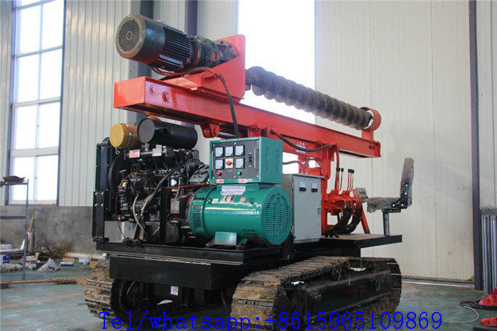 Hydraulic Pole Screw Small Pile Driver for Pole Install